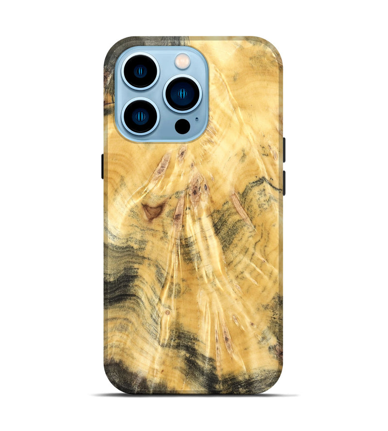 iPhone 14 Pro Wood Live Edge Phone Case - Oswald (Solid Wood, 831308)