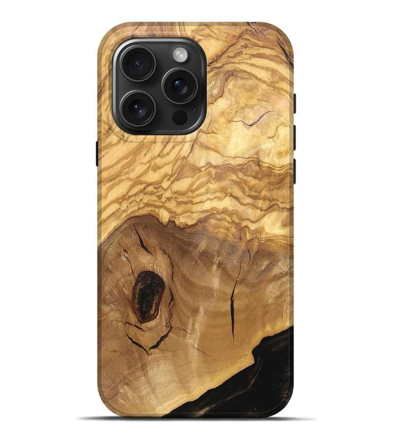 iPhone 16 Pro Max Wood Live Edge Phone Case - Lupe (Solid Wood, 831309)
