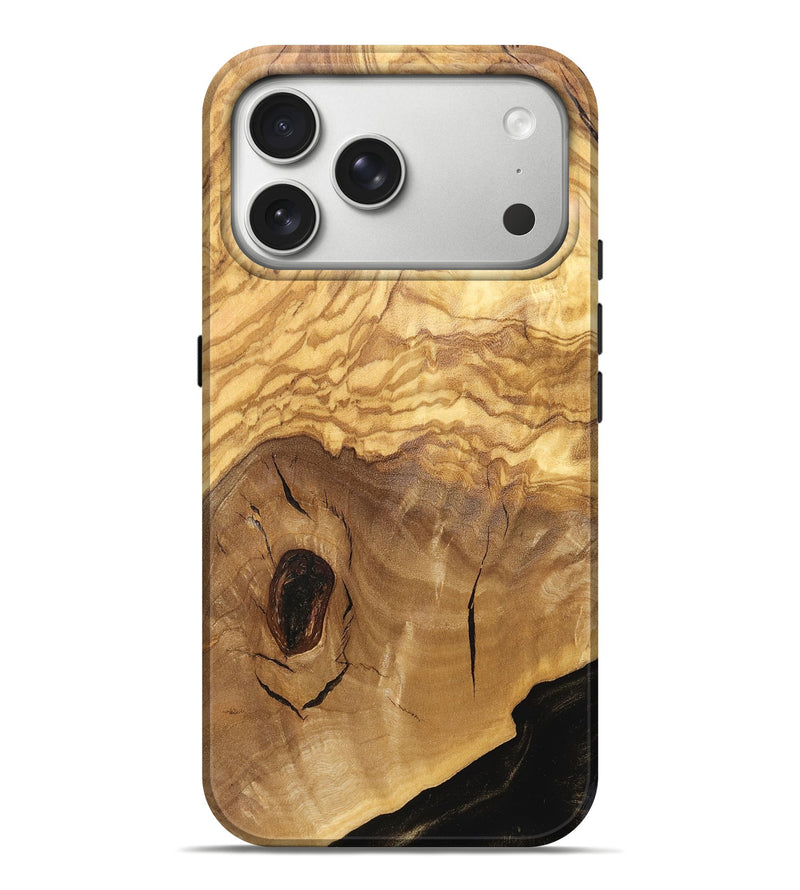 iPhone 17 Pro Max Wood Live Edge Phone Case - Lupe (Solid Wood, 831309)