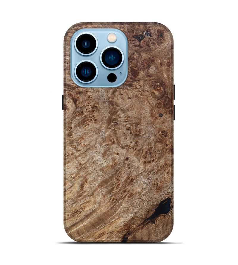 iPhone 14 Pro Wood Live Edge Phone Case - Kennedy (Solid Wood, 831311)