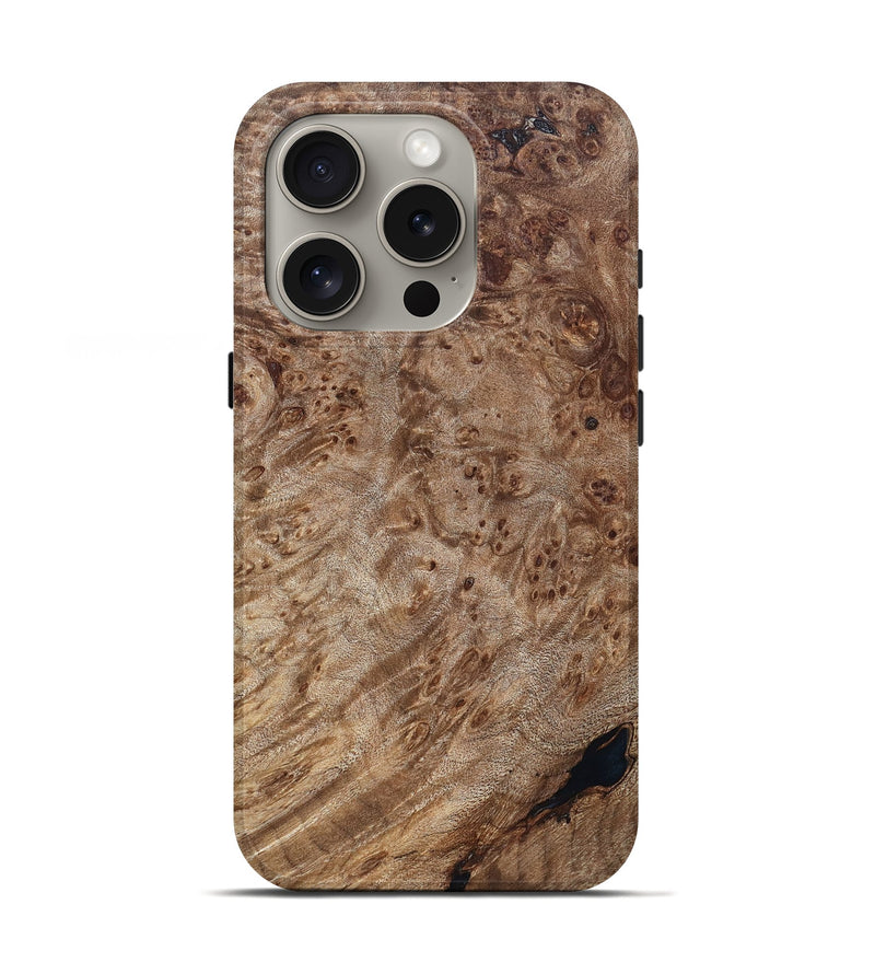 iPhone 16 Pro Wood Live Edge Phone Case - Kennedy (Solid Wood, 831311)