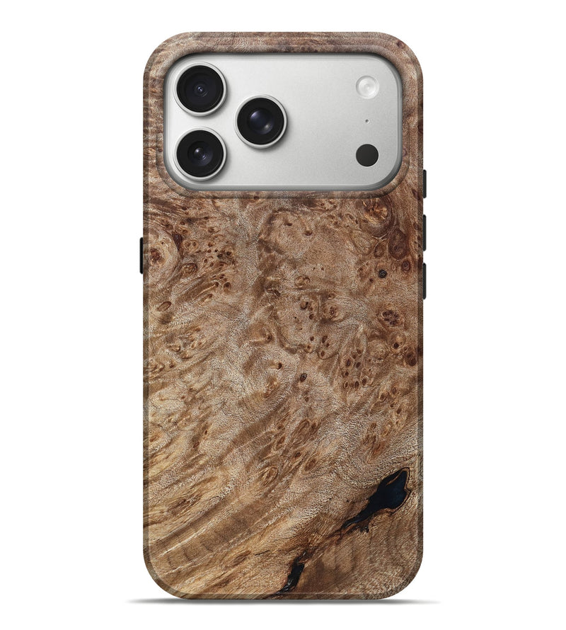 iPhone 17 Pro Max Wood Live Edge Phone Case - Kennedy (Solid Wood, 831311)