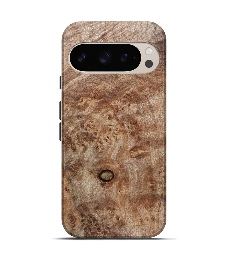 Pixel 9 Pro Wood Live Edge Phone Case - Itzel (Solid Wood, 831313)