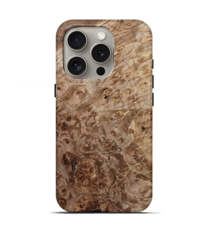 iPhone 16 Pro Wood Live Edge Phone Case - Lorie (Solid Wood, 831314)