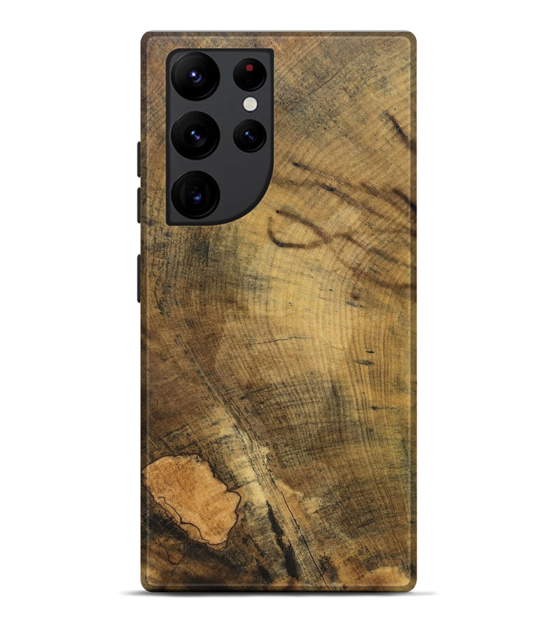 Galaxy S22 Ultra Wood Live Edge Phone Case - Micaela (Solid Wood, 831315)