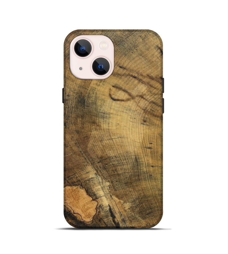 iPhone 13 mini Wood Live Edge Phone Case - Micaela (Solid Wood, 831315)