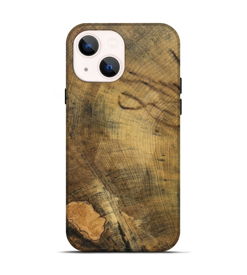 iPhone 14 Wood Live Edge Phone Case - Micaela (Solid Wood, 831315)