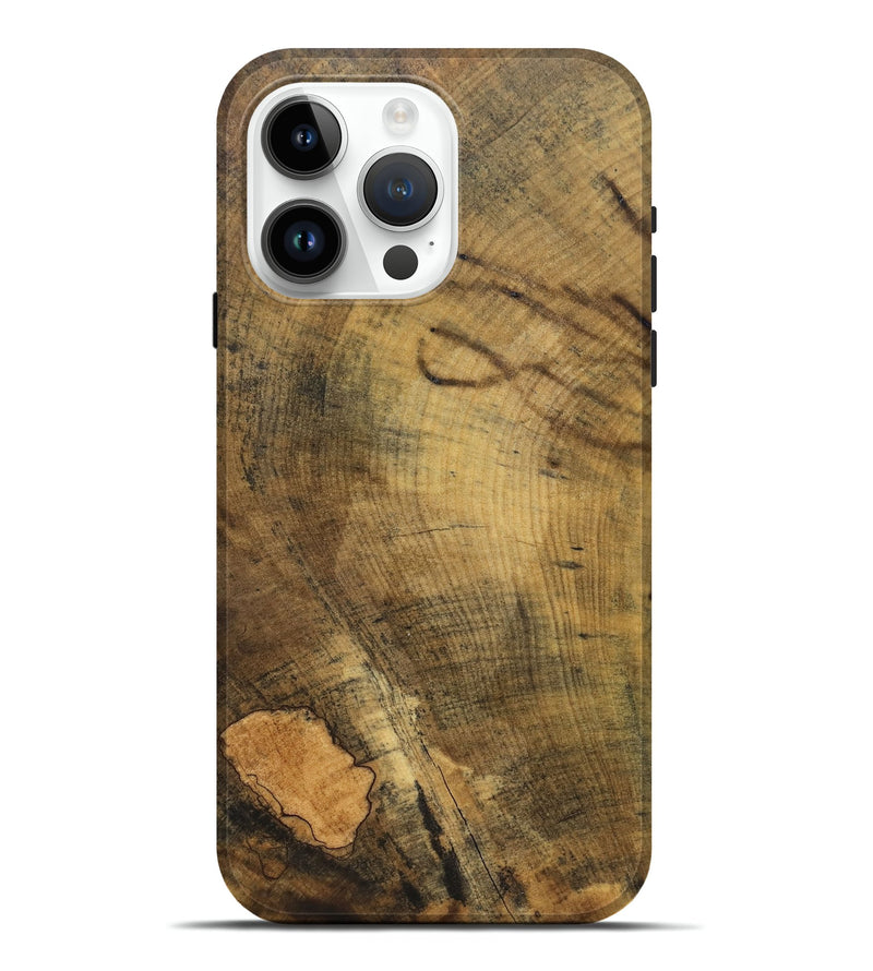 iPhone 15 Pro Max Wood Live Edge Phone Case - Micaela (Solid Wood, 831315)