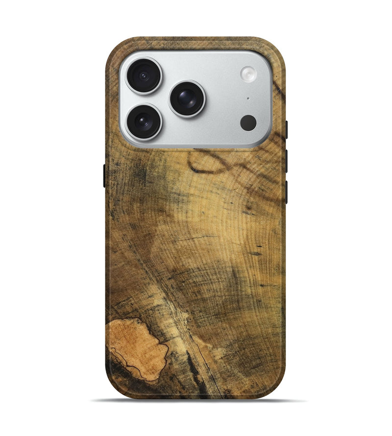 iPhone 18 Pro Wood Live Edge Phone Case - Micaela (Solid Wood, 831315)