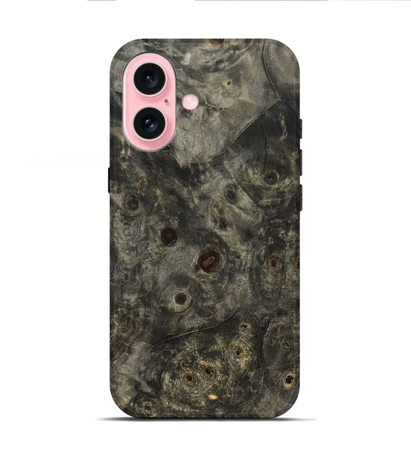 iPhone 16 Wood Live Edge Phone Case - Junius (Solid Wood, 831316)