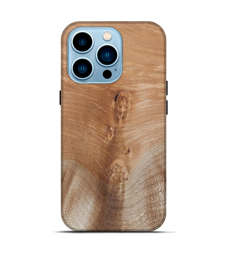 iPhone 14 Pro Wood Live Edge Phone Case - Crue (Solid Wood, 831317)