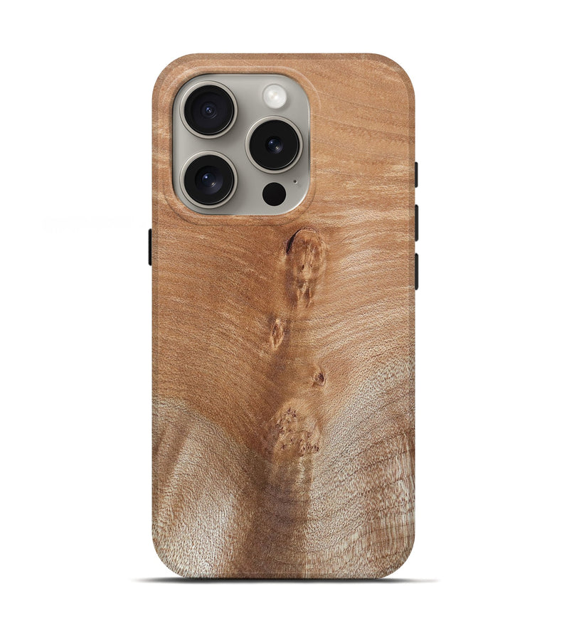 iPhone 16 Pro Wood Live Edge Phone Case - Crue (Solid Wood, 831317)