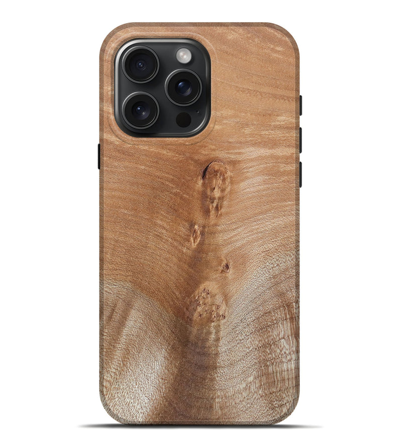 iPhone 16 Pro Max Wood Live Edge Phone Case - Crue (Solid Wood, 831317)