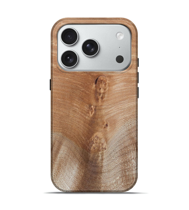 iPhone 18 Pro Wood Live Edge Phone Case - Crue (Solid Wood, 831317)