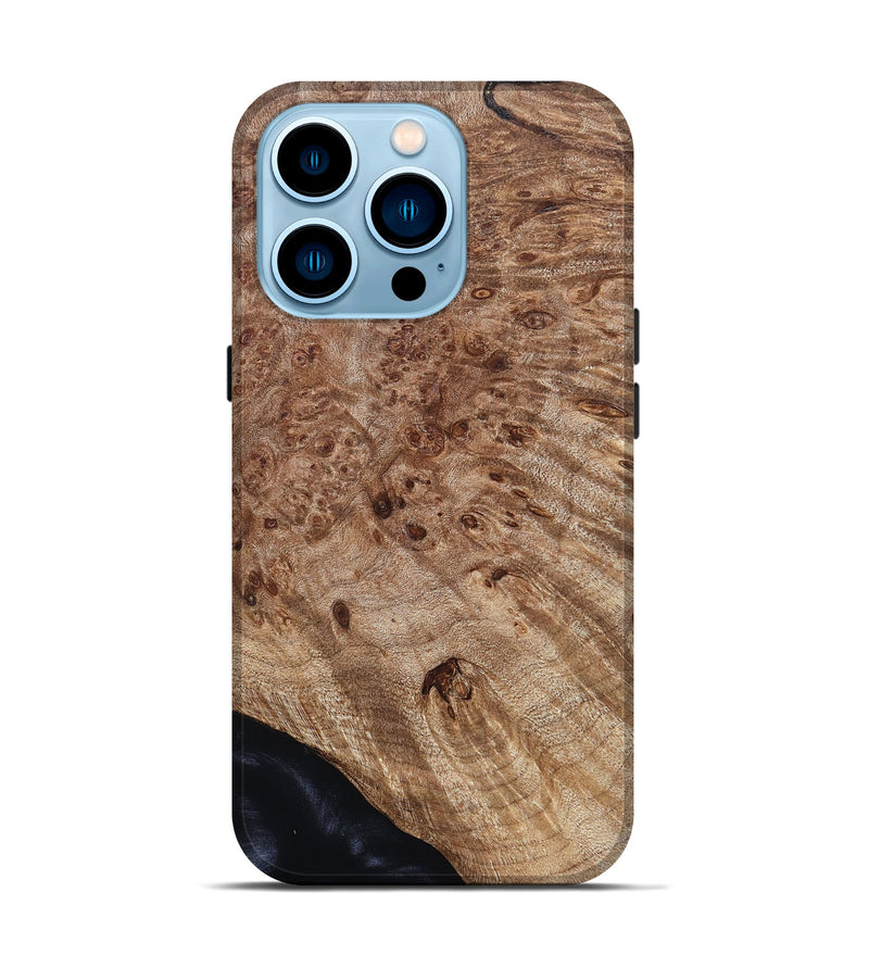 iPhone 14 Pro Wood Live Edge Phone Case - Bethzy (Solid Wood, 831318)