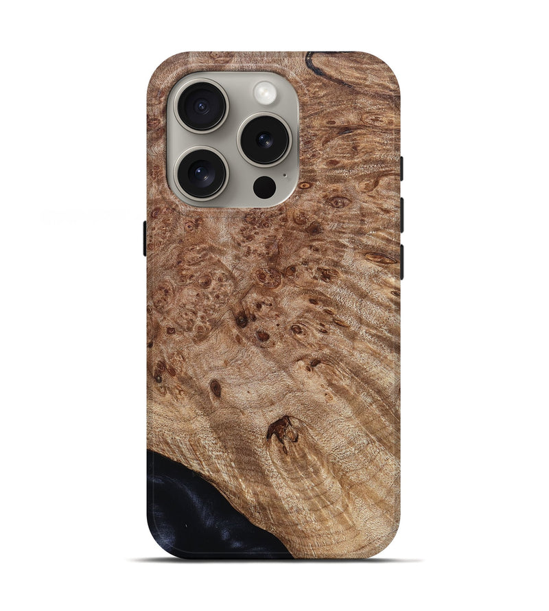 iPhone 16 Pro Wood Live Edge Phone Case - Bethzy (Solid Wood, 831318)