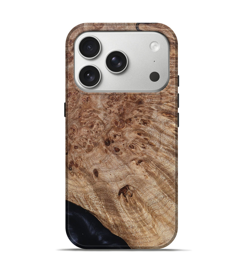 iPhone 17 Pro Wood Live Edge Phone Case - Bethzy (Solid Wood, 831318)