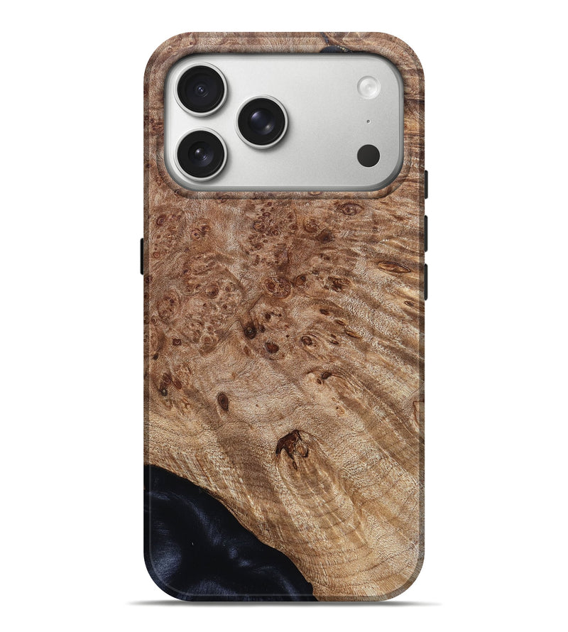 iPhone 17 Pro Max Wood Live Edge Phone Case - Bethzy (Solid Wood, 831318)