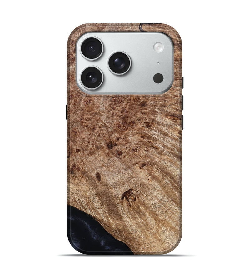 iPhone 18 Pro Wood Live Edge Phone Case - Bethzy (Solid Wood, 831318)