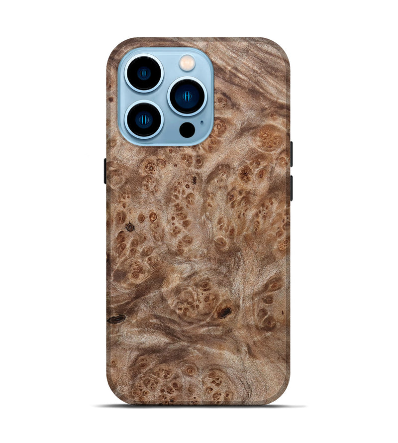 iPhone 14 Pro Wood Live Edge Phone Case - Royal (Solid Wood, 831322)