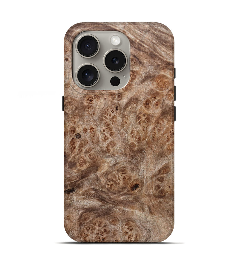 iPhone 16 Pro Wood Live Edge Phone Case - Royal (Solid Wood, 831322)