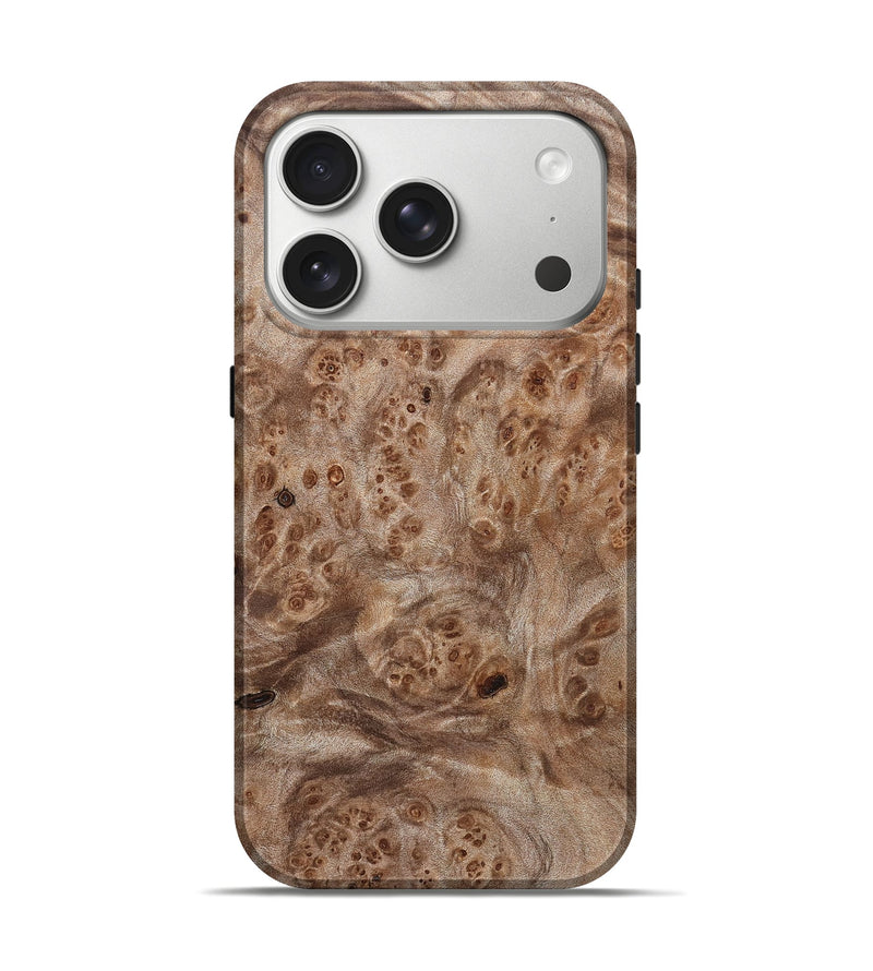 iPhone 17 Pro Wood Live Edge Phone Case - Royal (Solid Wood, 831322)