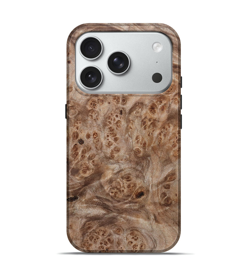 iPhone 18 Pro Wood Live Edge Phone Case - Royal (Solid Wood, 831322)