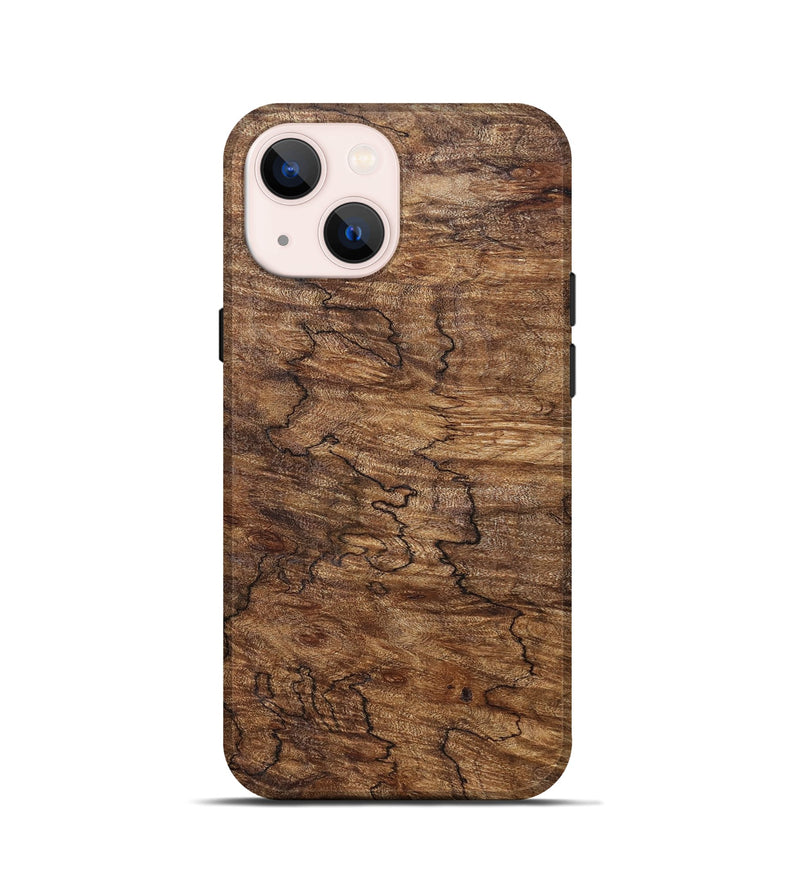 iPhone 13 mini Wood Live Edge Phone Case - Oswaldo (Solid Wood, 831323)