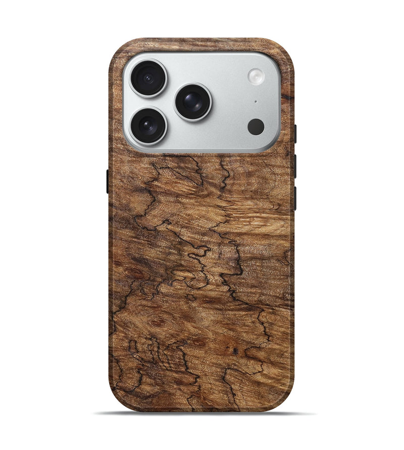 iPhone 18 Pro Wood Live Edge Phone Case - Oswaldo (Solid Wood, 831323)