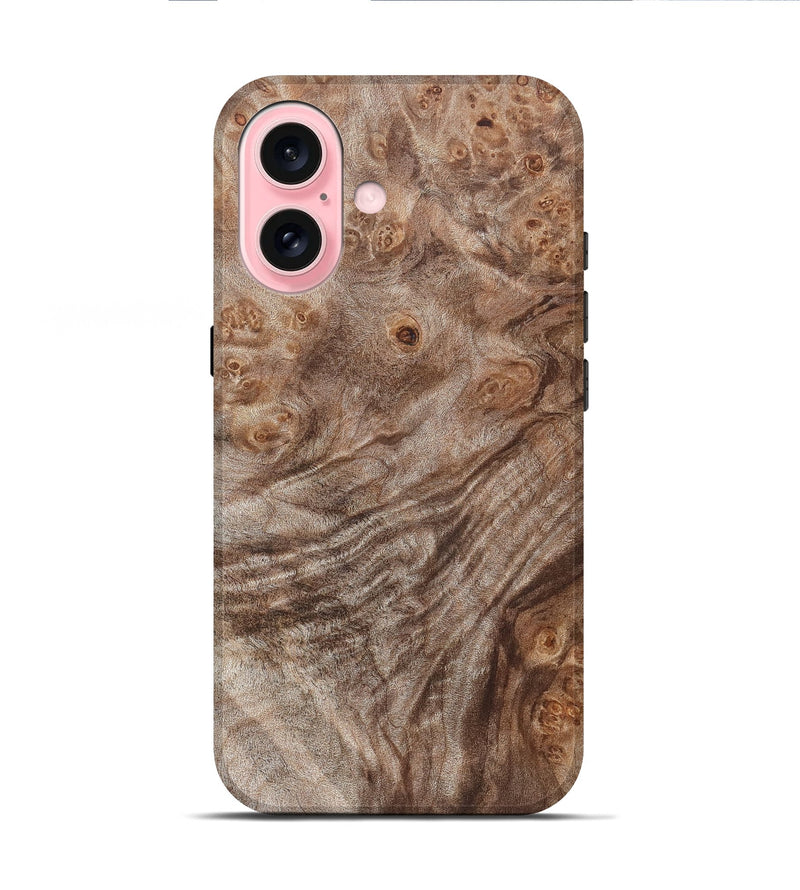 iPhone 16 Wood Live Edge Phone Case - Brent (Solid Wood, 831324)