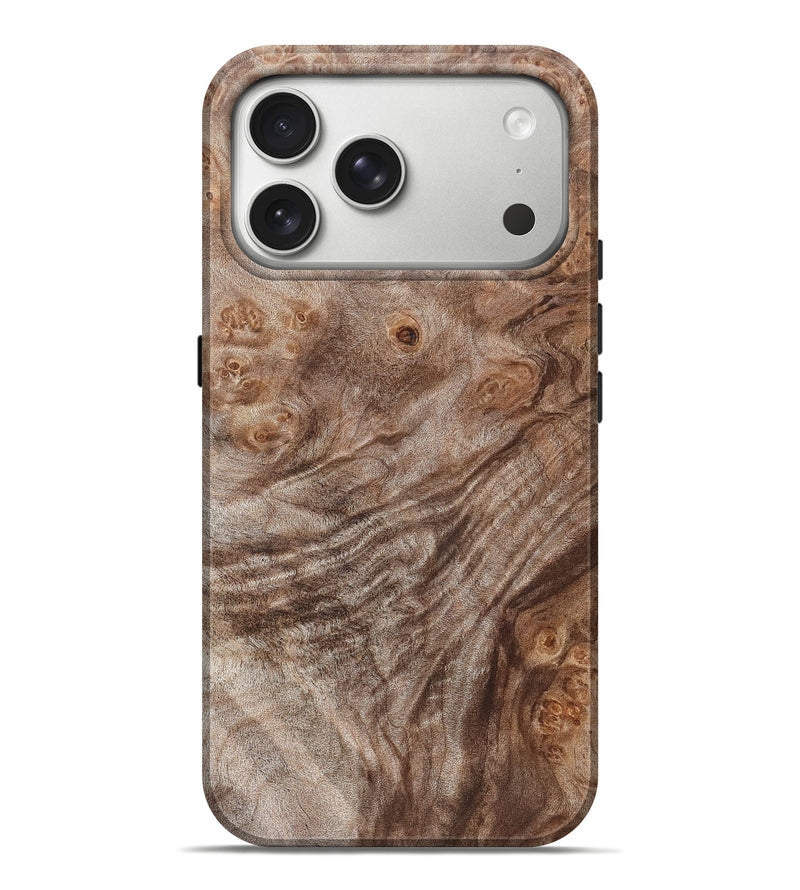 iPhone 17 Pro Max Wood Live Edge Phone Case - Brent (Solid Wood, 831324)