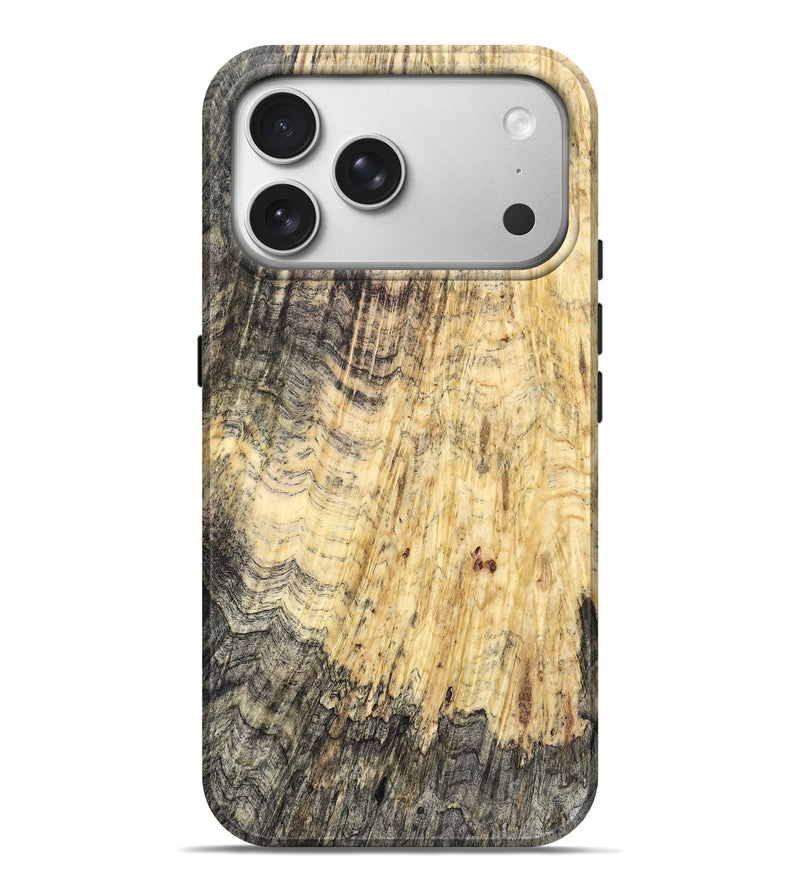 iPhone 17 Pro Max Wood Live Edge Phone Case - Lois (Solid Wood, 831326)