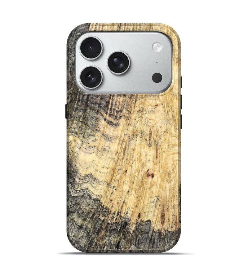 iPhone 18 Pro Wood Live Edge Phone Case - Lois (Solid Wood, 831326)