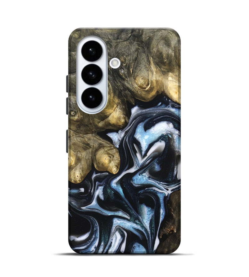 Galaxy S26 Wood Live Edge Phone Case - Hudson (Blue, 831327)