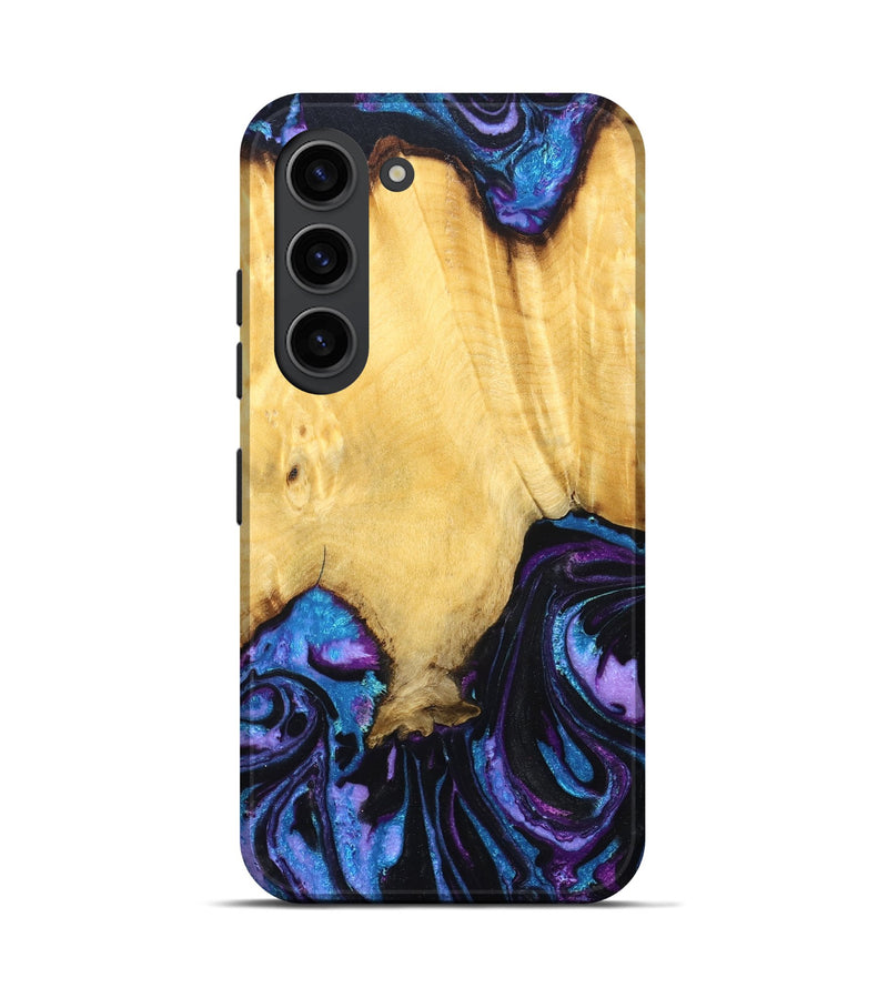 Galaxy S23 Wood Live Edge Phone Case - Marlo (Purple, 831328)