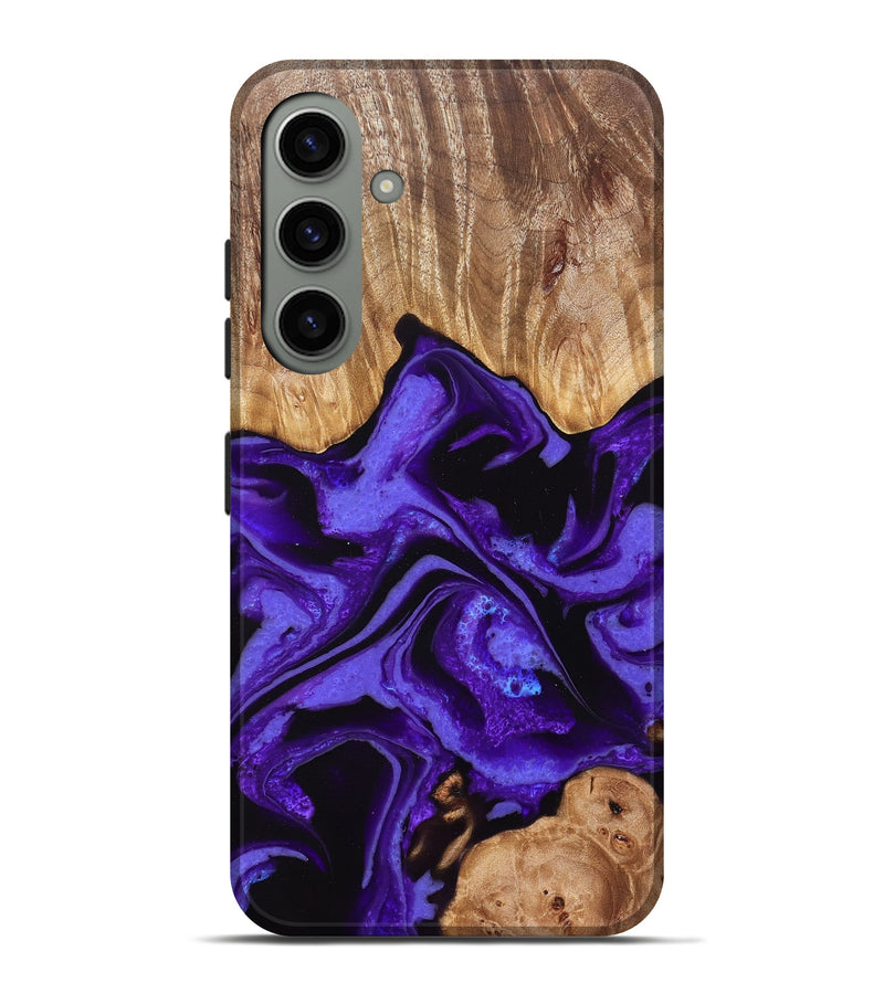 Galaxy S24 Plus Wood Live Edge Phone Case - Luann (Purple, 831335)