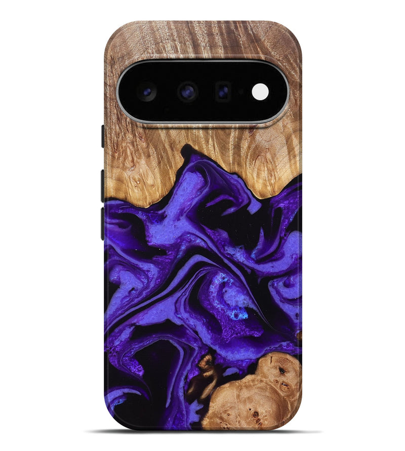 Pixel 11 Pro XL Wood Live Edge Phone Case - Luann (Purple, 831335)
