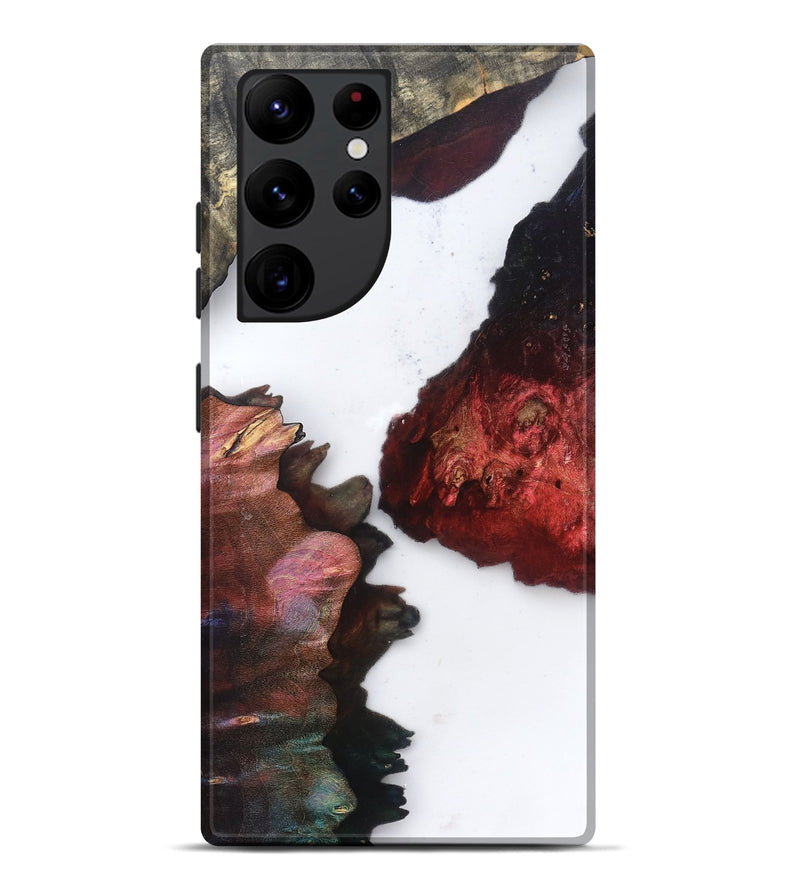 Galaxy S22 Ultra Wood Live Edge Phone Case - Donald (Clear, 831337)