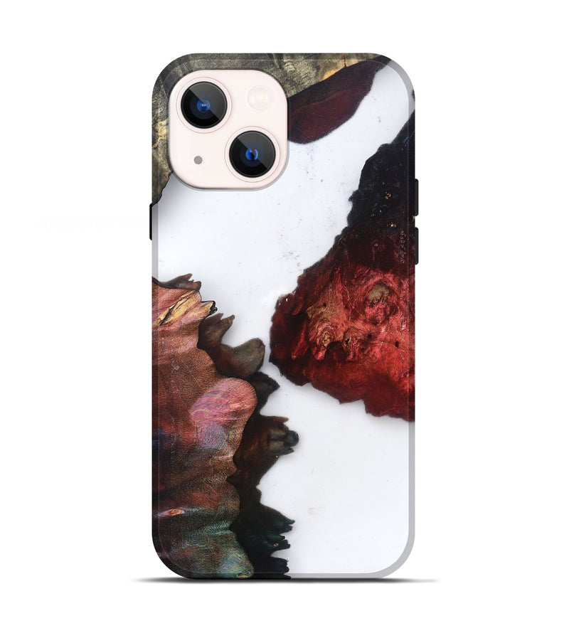 iPhone 13 Wood Live Edge Phone Case - Donald (Clear, 831337)
