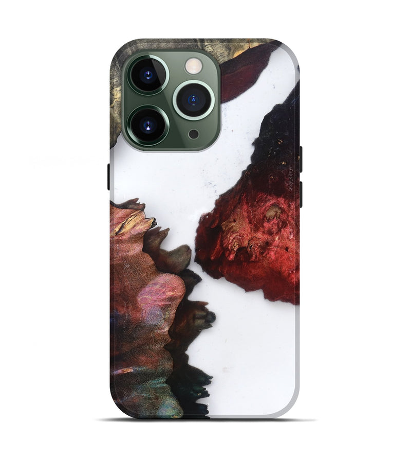 iPhone 13 Pro Wood Live Edge Phone Case - Donald (Clear, 831337)