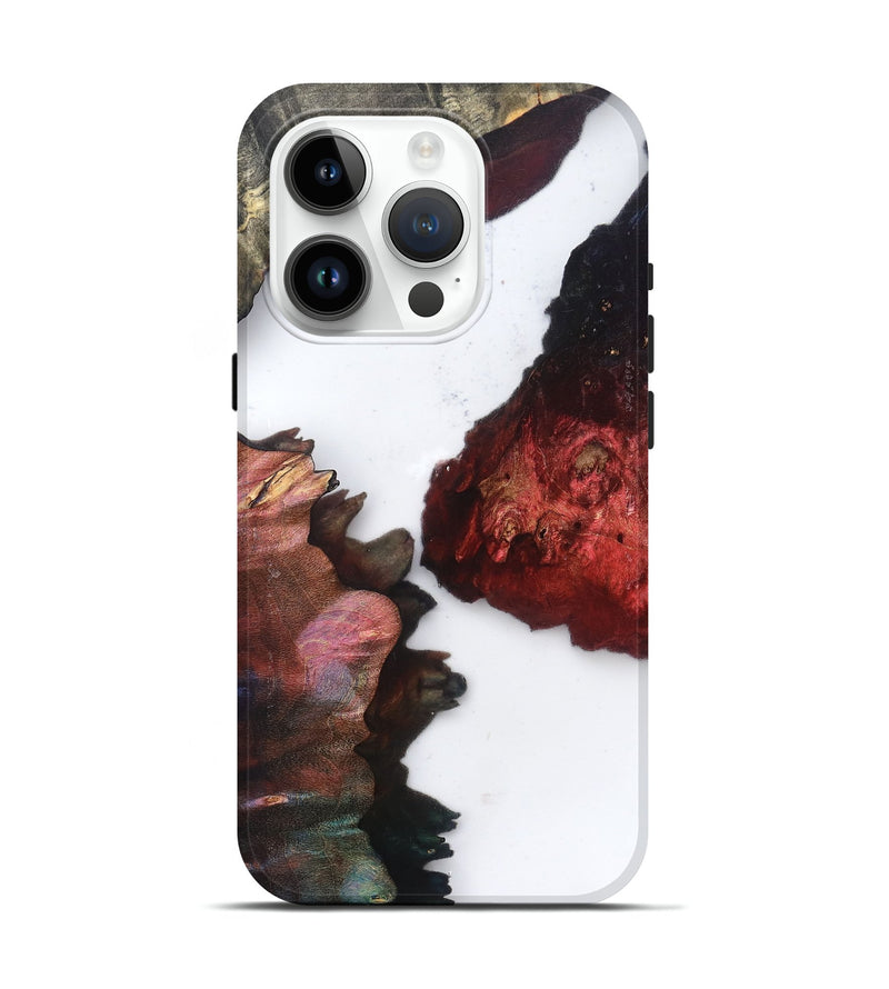 iPhone 15 Pro Wood Live Edge Phone Case - Donald (Clear, 831337)