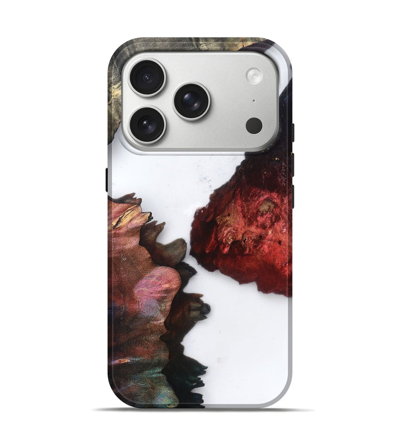 iPhone 17 Pro Wood Live Edge Phone Case - Donald (Clear, 831337)