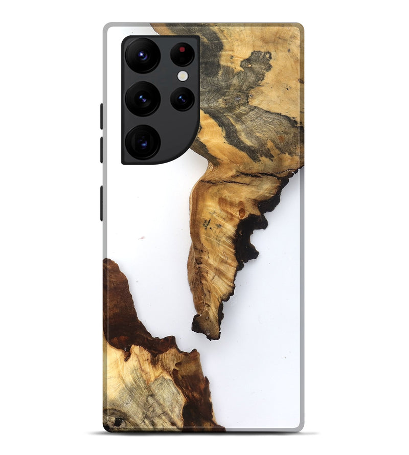 Galaxy S22 Ultra Wood Live Edge Phone Case - Scottie (Clear, 831338)