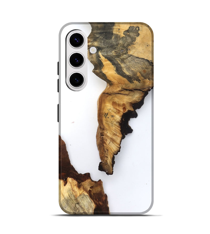 Galaxy S25 Wood Live Edge Phone Case - Scottie (Clear, 831338)