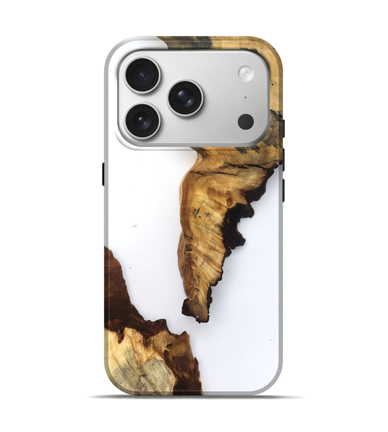 iPhone 17 Pro Wood Live Edge Phone Case - Scottie (Clear, 831338)