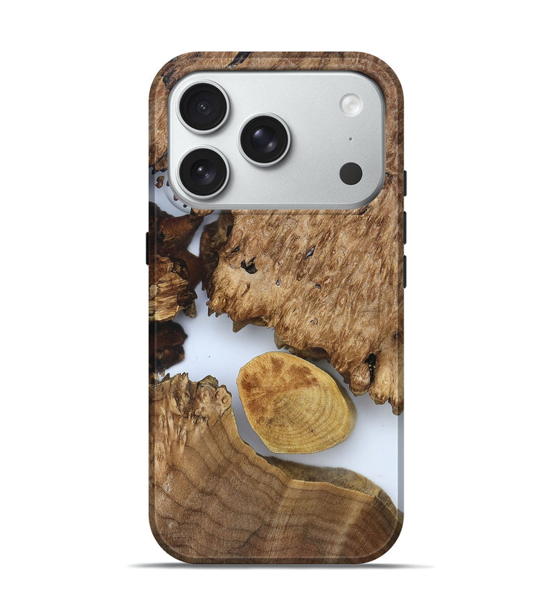 iPhone 18 Pro Wood Live Edge Phone Case - Kolson (Clear, 831339)