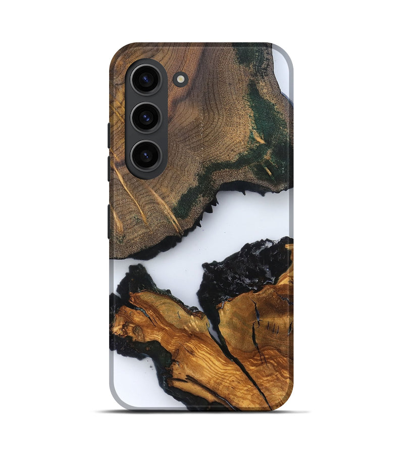 Galaxy S23 Wood Live Edge Phone Case - Jonna (Clear, 831340)