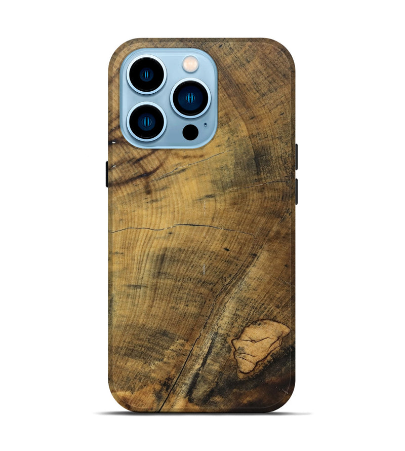 iPhone 14 Pro Wood Live Edge Phone Case - Ronan (Solid Wood, 831342)