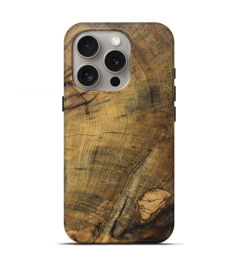 iPhone 16 Pro Wood Live Edge Phone Case - Ronan (Solid Wood, 831342)
