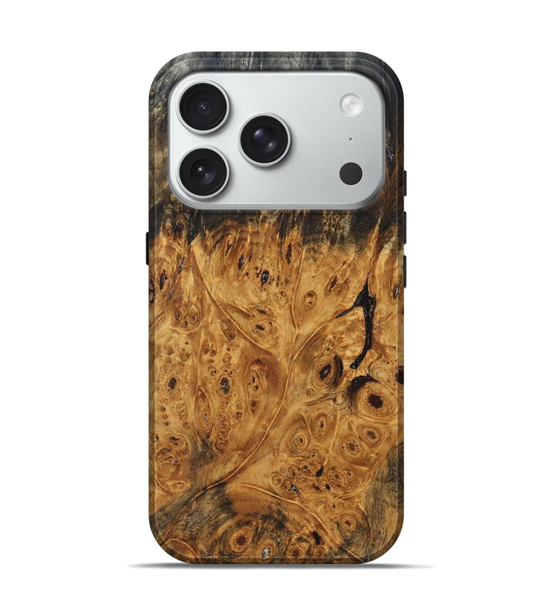 iPhone 18 Pro Wood Live Edge Phone Case - Vina (Solid Wood, 831346)